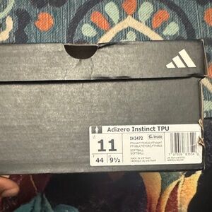 Adidas Adizero Instinct TPU Softball Shoes in Black